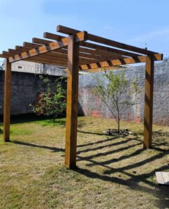 Pergolado pinus tratado serrado - Tekmad