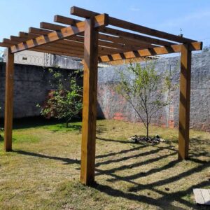 Pergolado pinus tratado serrado - Tekmad